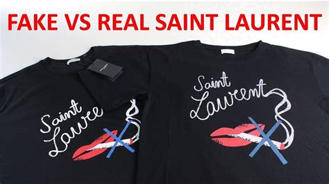 real vs fake ysl shirt|ysl high end shirts.